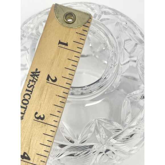 Waterford Millennium Times Square 2000 Crystal Cut Shade Hurricane Glass Only - Picture 3 of 9
